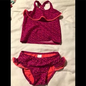 Girls 3T Two Piece Swim Suit